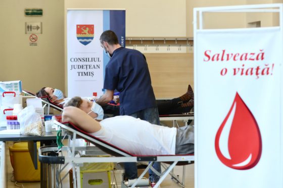 <strong>Campanie maraton de donare de sânge, la Consiliul Județean. S-au înscris mai mult de 100 de persoane</strong>