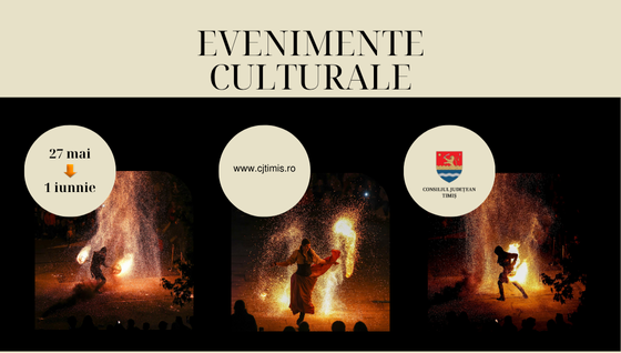Oferta culturală a Consiliului Județean pentru perioada 27 mai – 1 iunie  